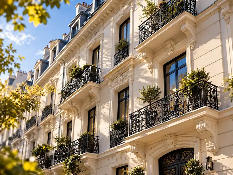 Illustration numérique d'une façade de caractère
